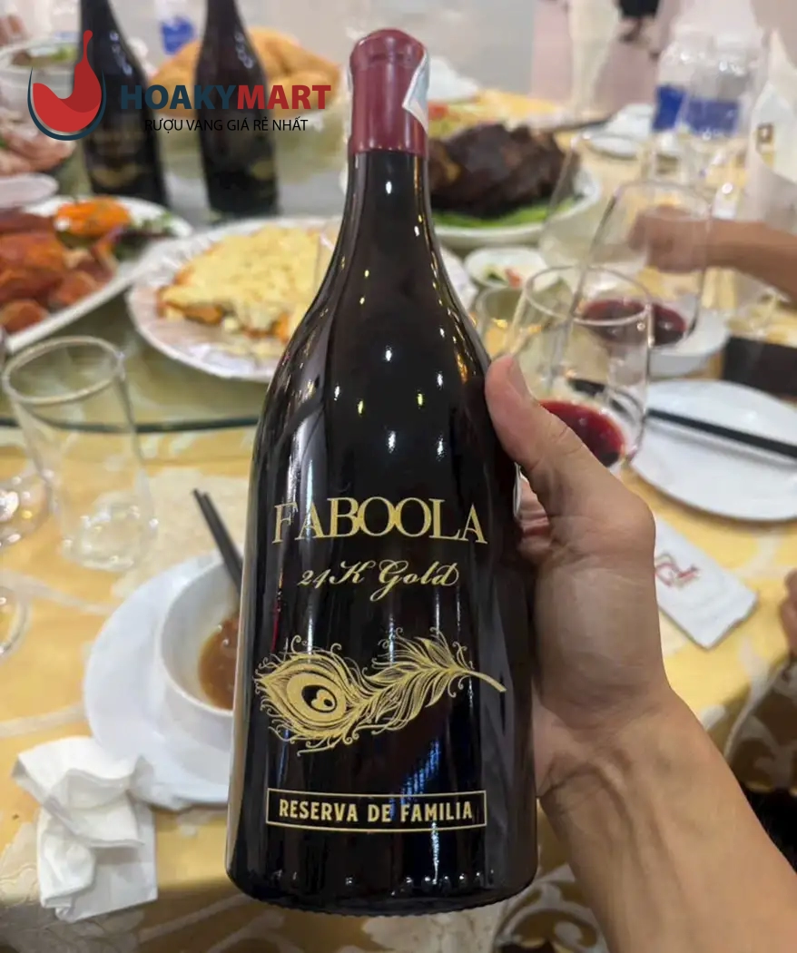 RƯỢU VANG FABOOLA 24K GOLD RESERVA DE FAMILIA RẺ NHẤT