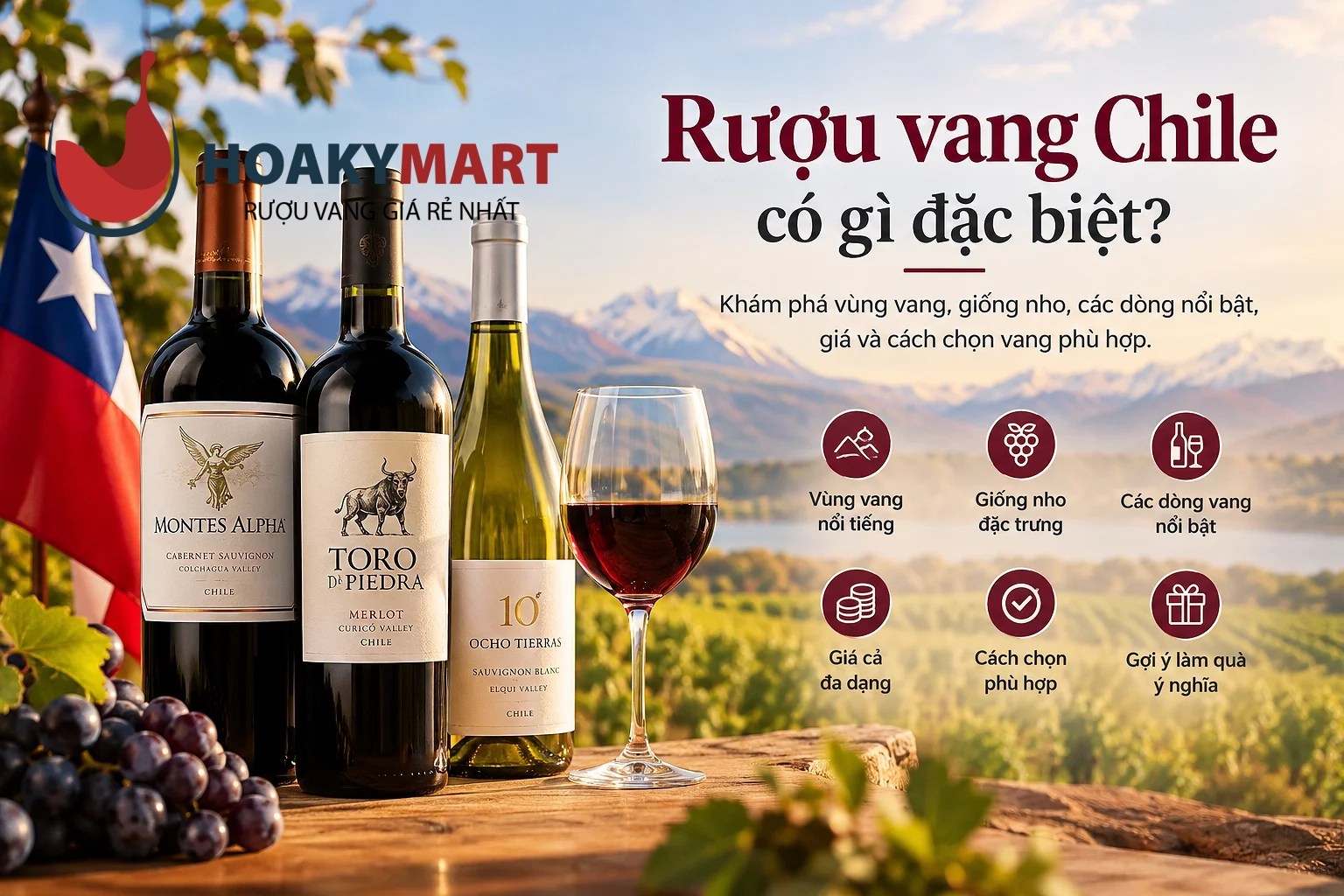 HOAKYMART – THẾ GIỚI RƯỢU VANG