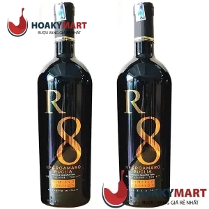RƯỢU VANG Ý R8 NEGROAMARO SALENTO RẺ NHẤT