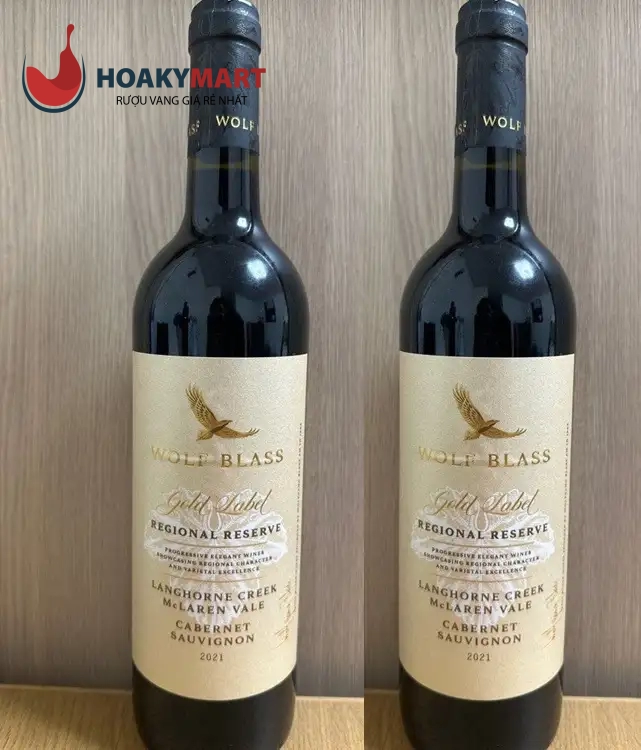 VANG ÚC WOLF BLASS GOLD LABEL CABERNET SAUVIGNON