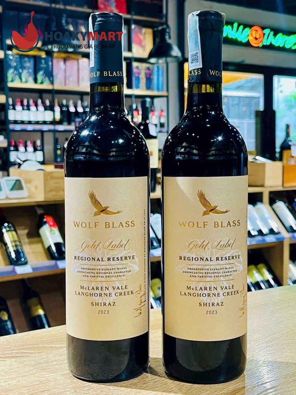 VANG ÚC WOLF BLASS GOLD LABEL SHIRAZ SIÊU TỐT