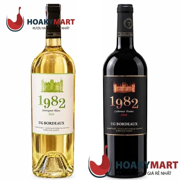 VANG PHÁP 1982 BORDEAUX FAMILIES (ĐỎ TRẮNG) RẺ NHẤT