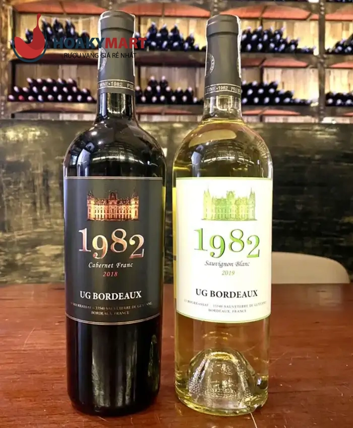 VANG PHÁP 1982 BORDEAUX FAMILIES (ĐỎ TRẮNG) RẺ NHẤT