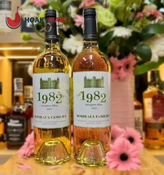 VANG PHÁP 1982 BORDEAUX FAMILIES (ĐỎ TRẮNG) RẺ NHẤT