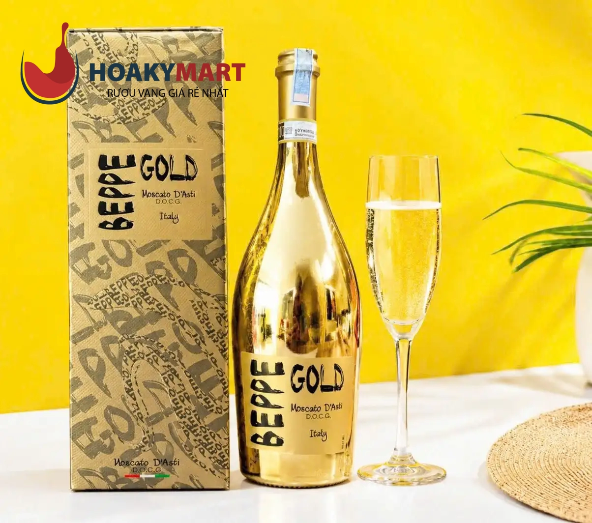 BÁN RƯỢU VANG NGỌT BEPPE GOLD MOSCATO RẺ NHẤT