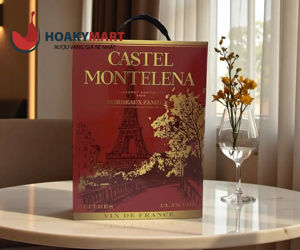VANG BỊCH PHÁP CASTEL MONTELENA 3L – RẺ NHẤT