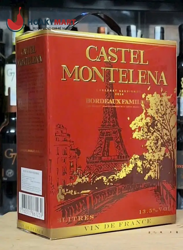 VANG BỊCH PHÁP CASTEL MONTELENA 3L – RẺ NHẤT