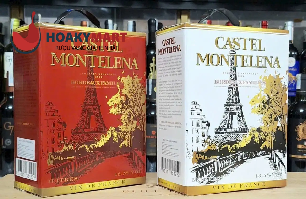 VANG BỊCH PHÁP CASTEL MONTELENA 3L – RẺ NHẤT
