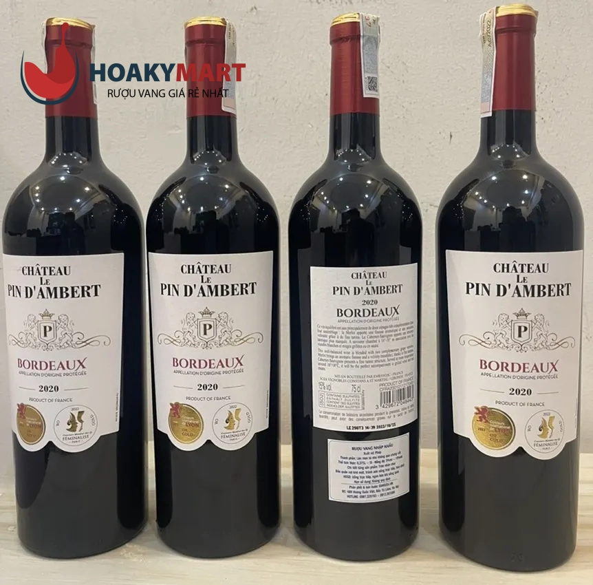 CHATEAU LE PIN D’AMBERT BORDEAUX 15 ĐỘ GIÁ ĐẶC BIỆT