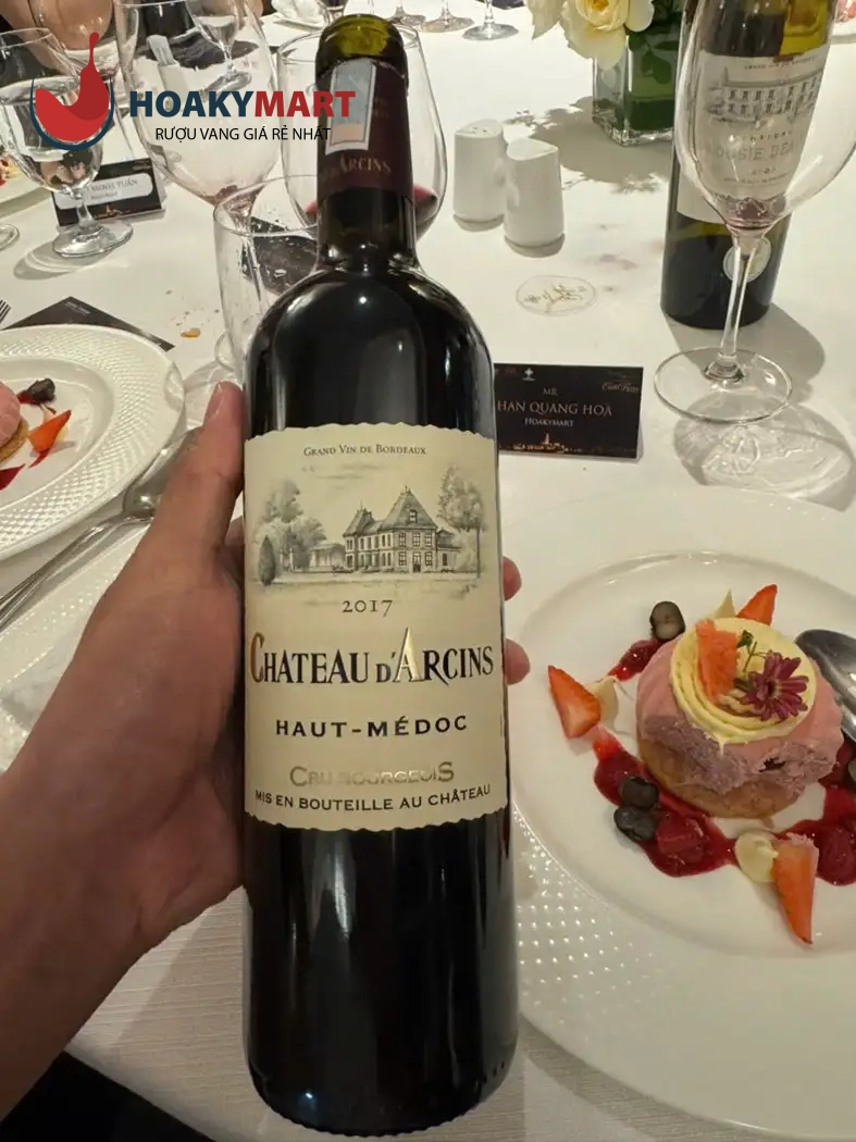 VANG PHÁP CHATEAU D’ARCINS HAUT MEDOC RẺ NHẤT