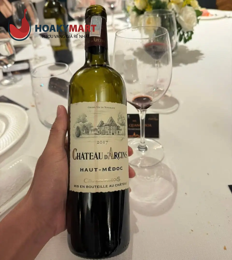 VANG PHÁP CHATEAU D’ARCINS HAUT MEDOC RẺ NHẤT