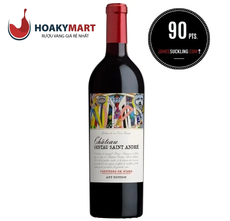 VANG PHÁP CHATEAU OUSTAU SAINT ANDRE ROUGE RẺ NHẤT