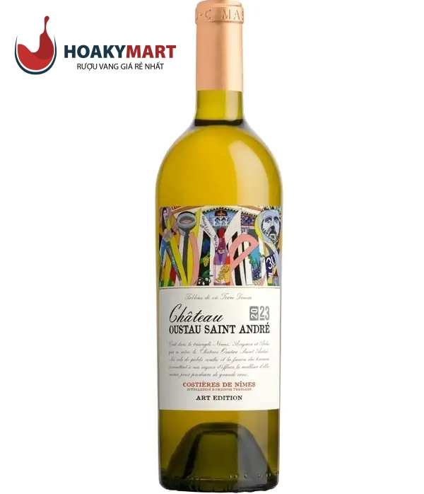 VANG TRẮNG CHATEAU OUSTAU SAINT ANDRE BLANC