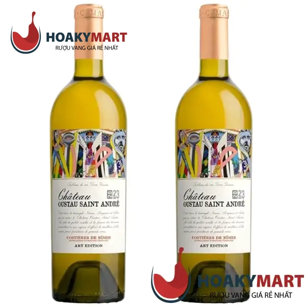 VANG TRẮNG CHATEAU OUSTAU SAINT ANDRE BLANC
