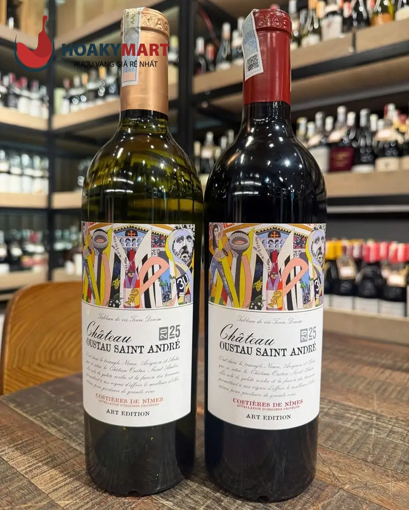VANG PHÁP CHATEAU OUSTAU SAINT ANDRE ROUGE RẺ NHẤT