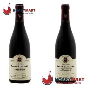 VANG PHÁP DOMAINE BRUNO CLAVELIER VOSNE-ROMANÉE LA MONTAGNE