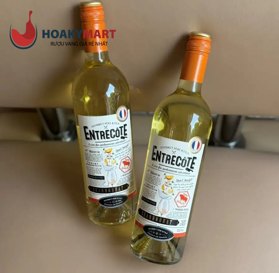 VANG TRẮNG PHÁP ENTRECOTE CHARDONNAY GIÁ TỐT