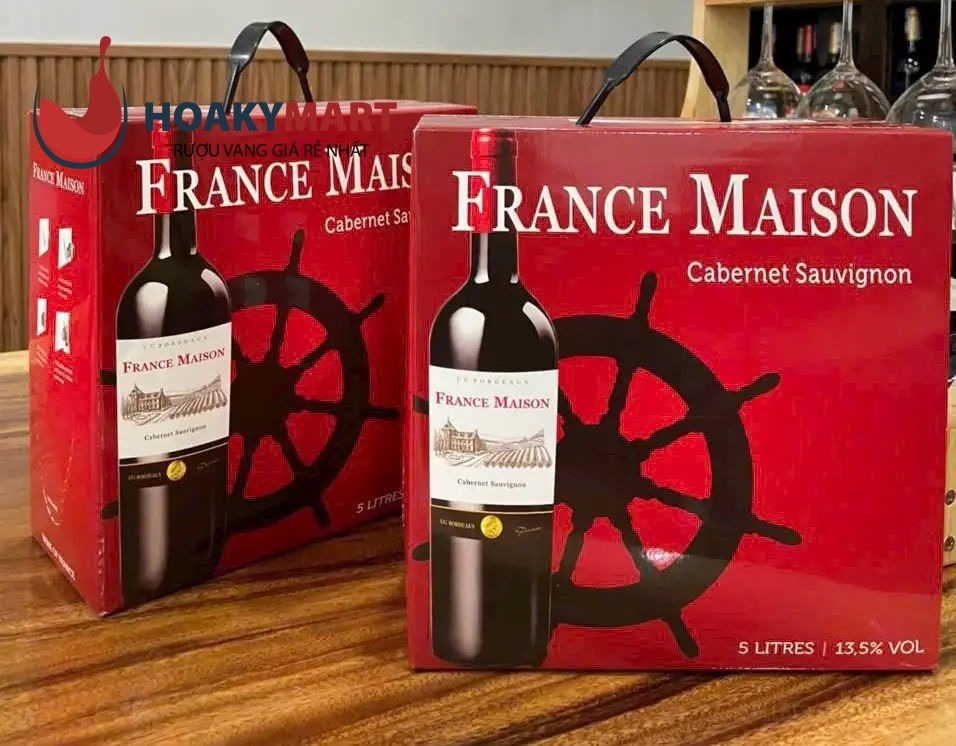VANG BỊCH PHÁP FRANCE MAISON 3L,5L GIÁ TỐT NHẤT