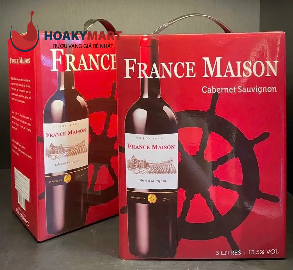 VANG BỊCH PHÁP FRANCE MAISON 3L,5L GIÁ TỐT NHẤT