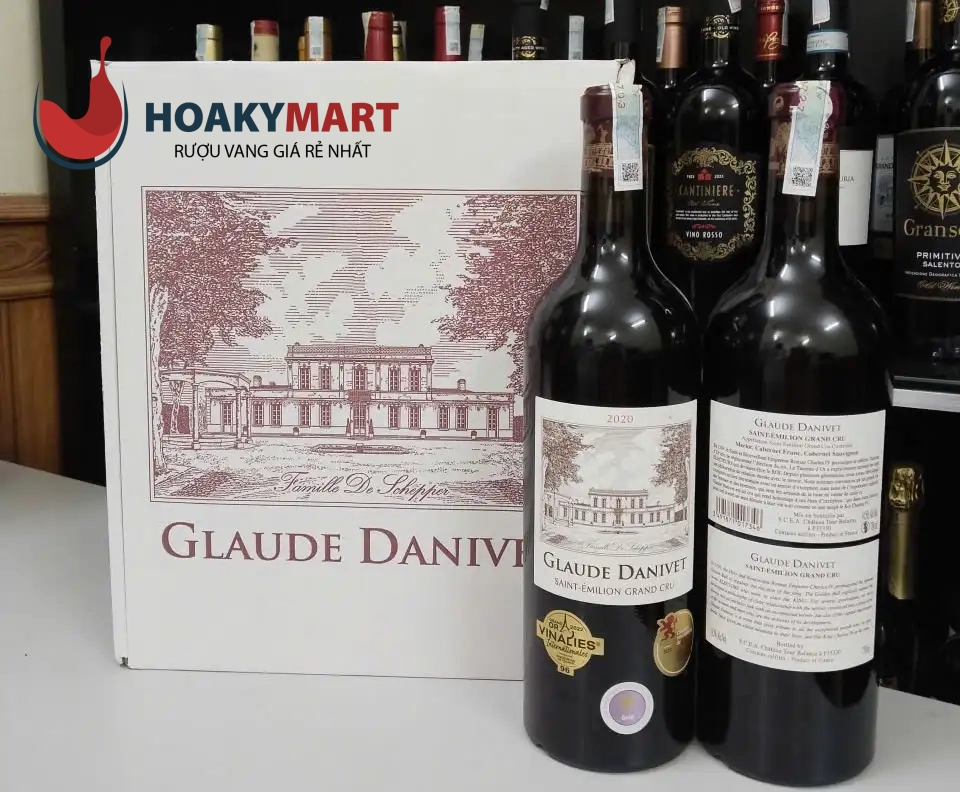 GLAUDE DANIVET SAINT EMILION GRAND CRU GIÁ RẺ NHẤT