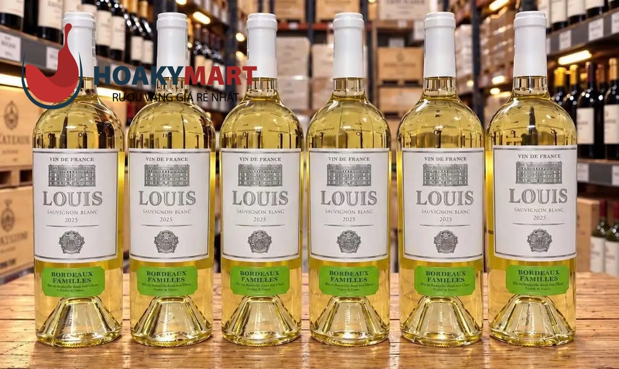 RƯỢU VANG TRẮNG LOUIS SAUVIGNON BLANC CỰC RẺ