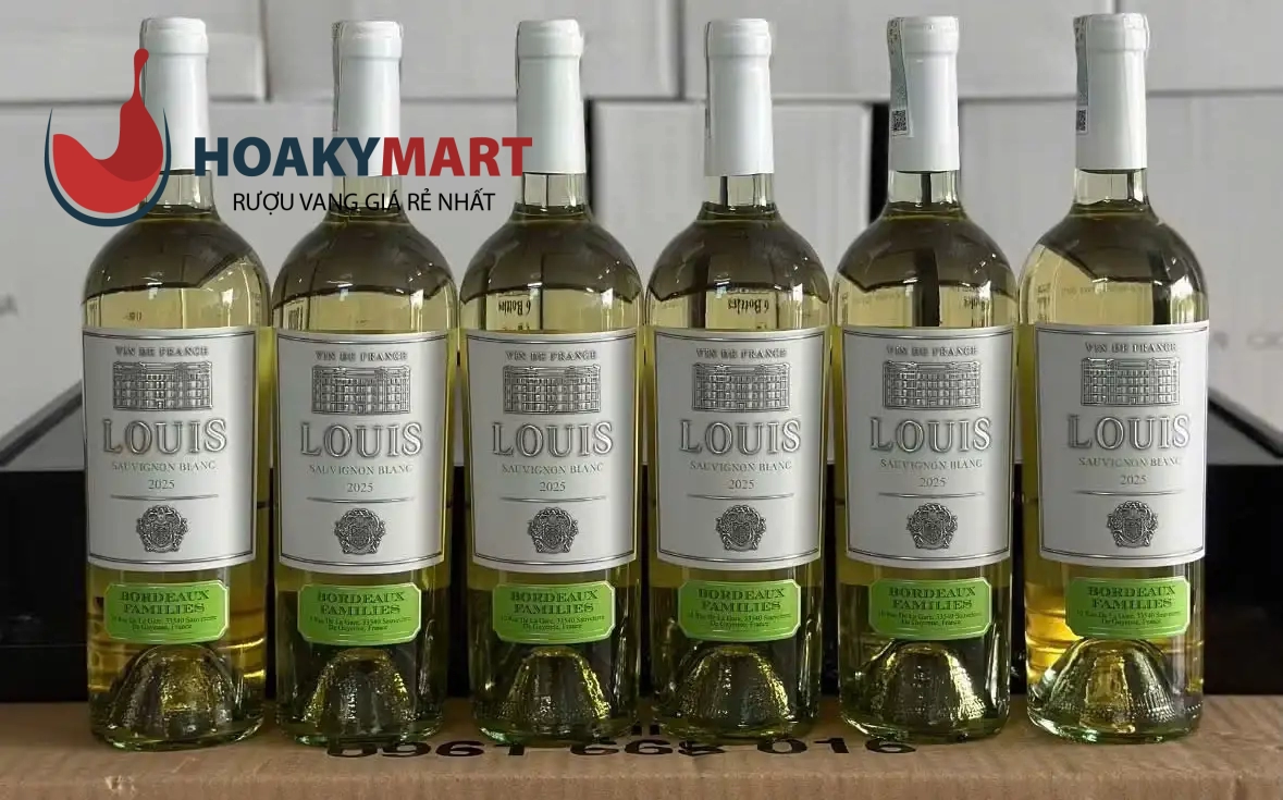 RƯỢU VANG TRẮNG LOUIS SAUVIGNON BLANC CỰC RẺ