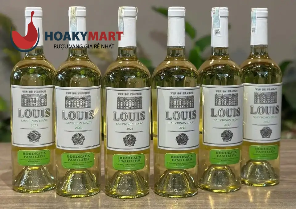 RƯỢU VANG TRẮNG LOUIS SAUVIGNON BLANC CỰC RẺ