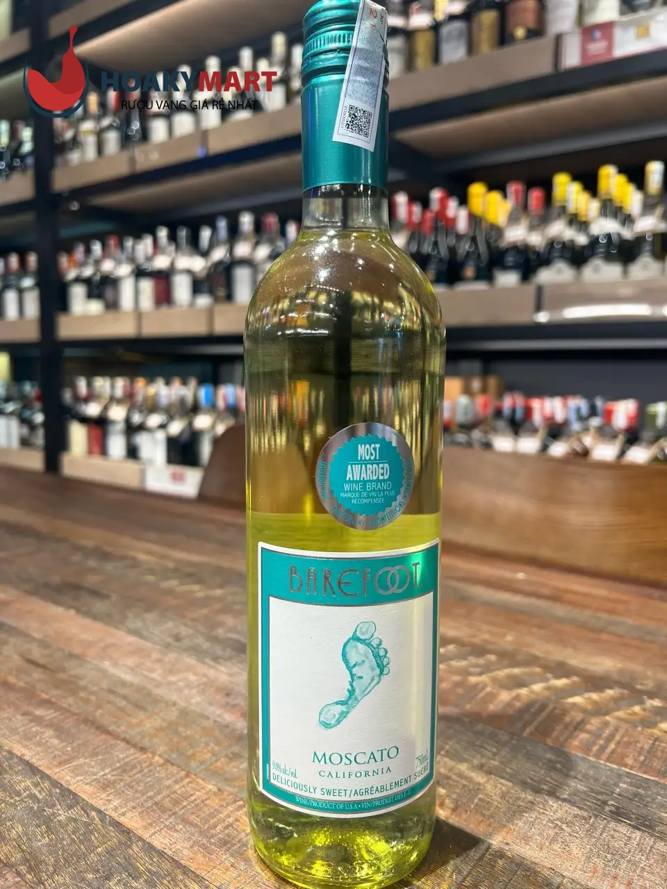 RƯỢU VANG NGỌT BAREFOOT MOSCATO GIÁ RẺ NGON