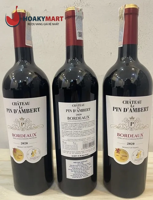 CHATEAU LE PIN D’AMBERT BORDEAUX 15 ĐỘ GIÁ ĐẶC BIỆT