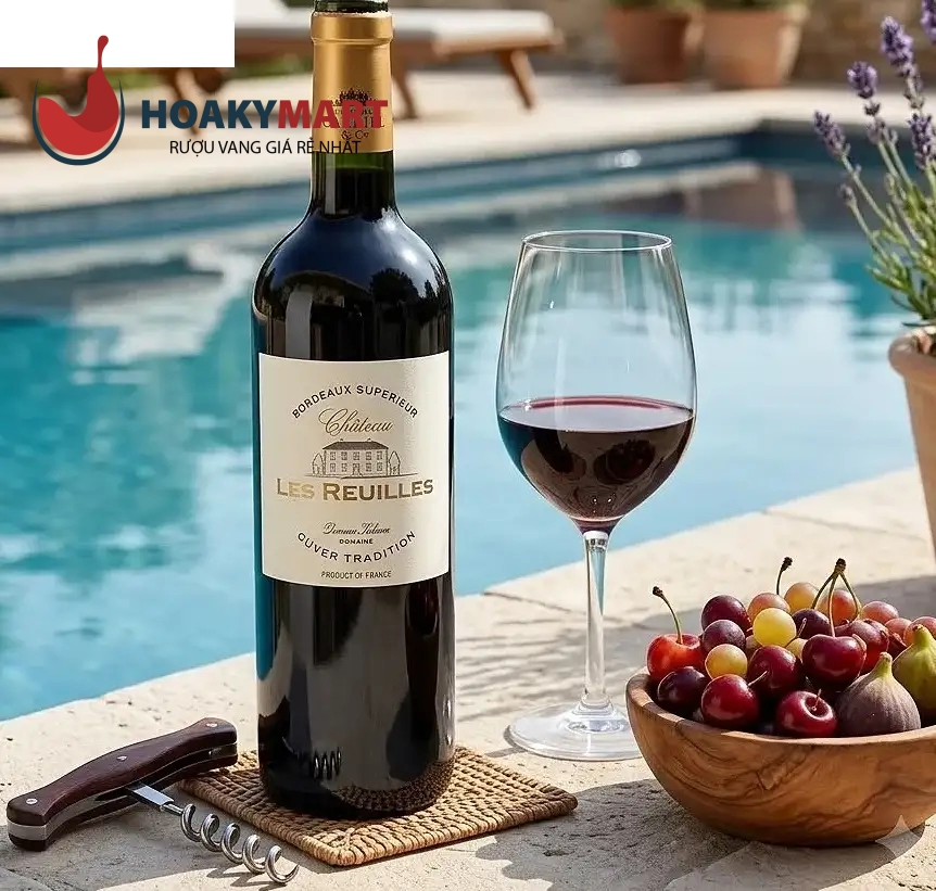 RƯỢU VANG PHÁP CHATEAU LES REUILLES RẺ NHẤT