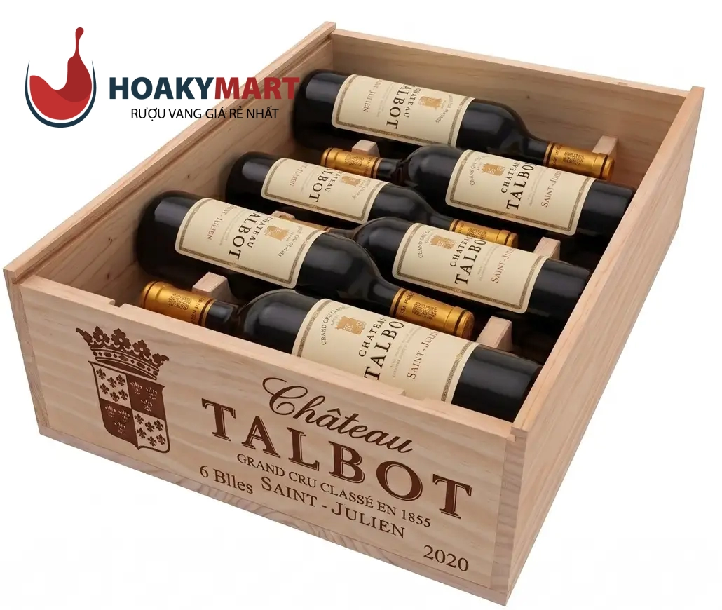 VANG PHÁP CHATEAU TALBOT SAINT JULIEN RẺ NHẤT