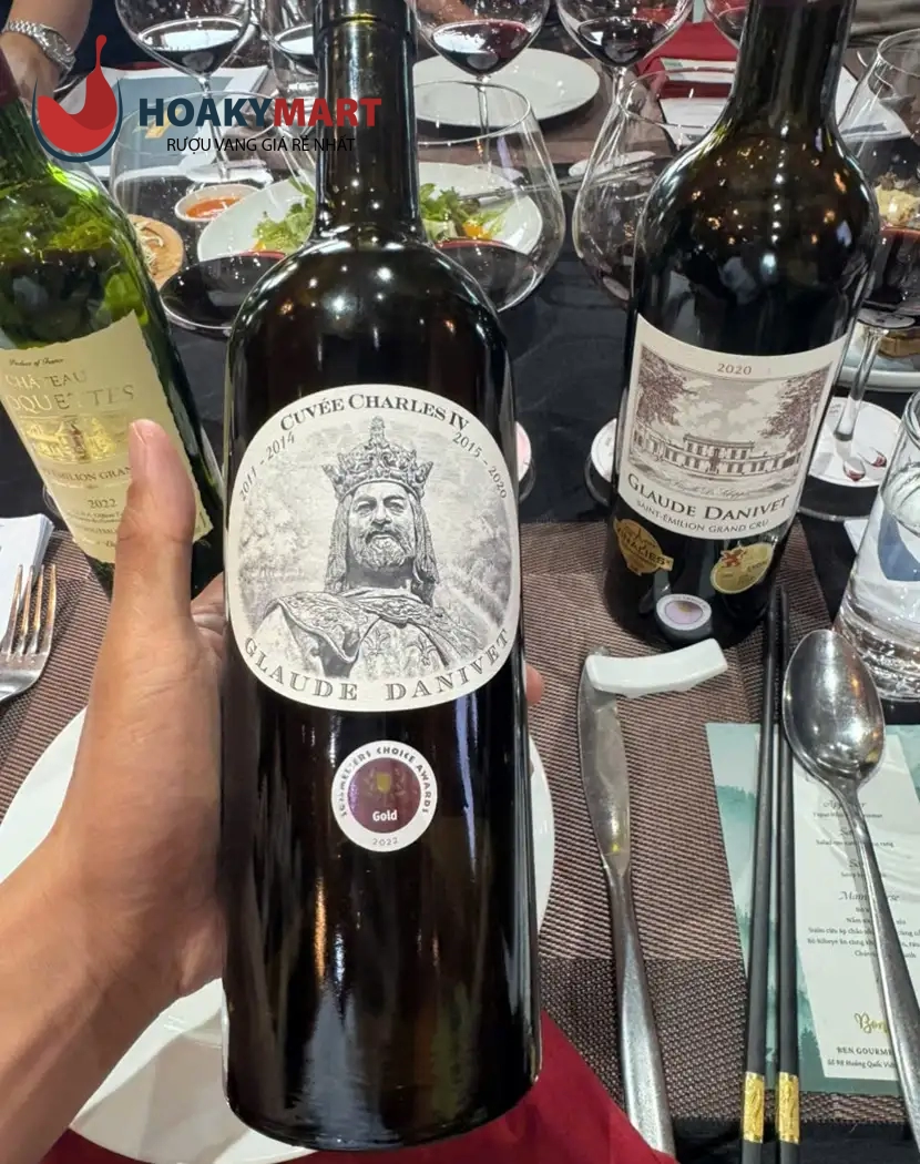 VANG PHÁP GLAUDE DANIVET CUVEE CHARLES IV GIÁ TỐT