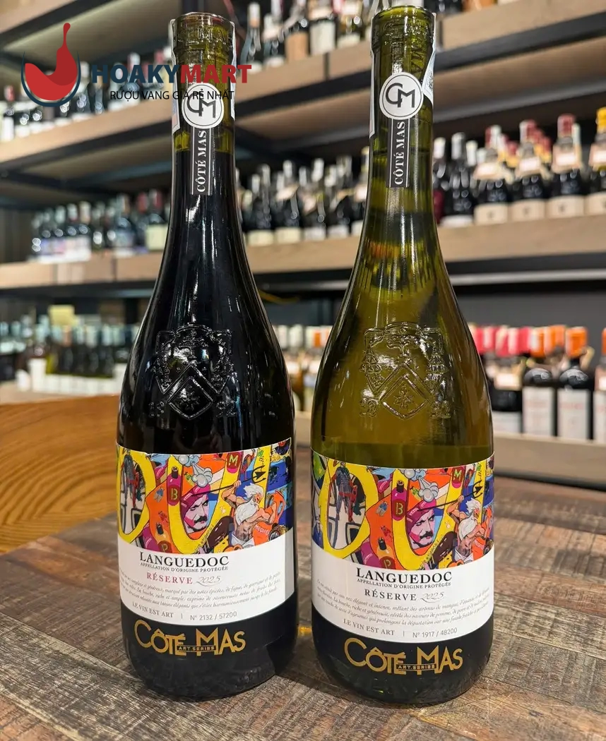 VANG TRẮNG COTE MAS LANGUEDOC RESERVE BLANC