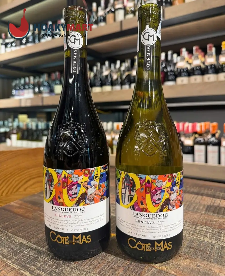 VANG ĐỎ PHÁP COTE MAS LANGUEDOC RESERVE ROUGE