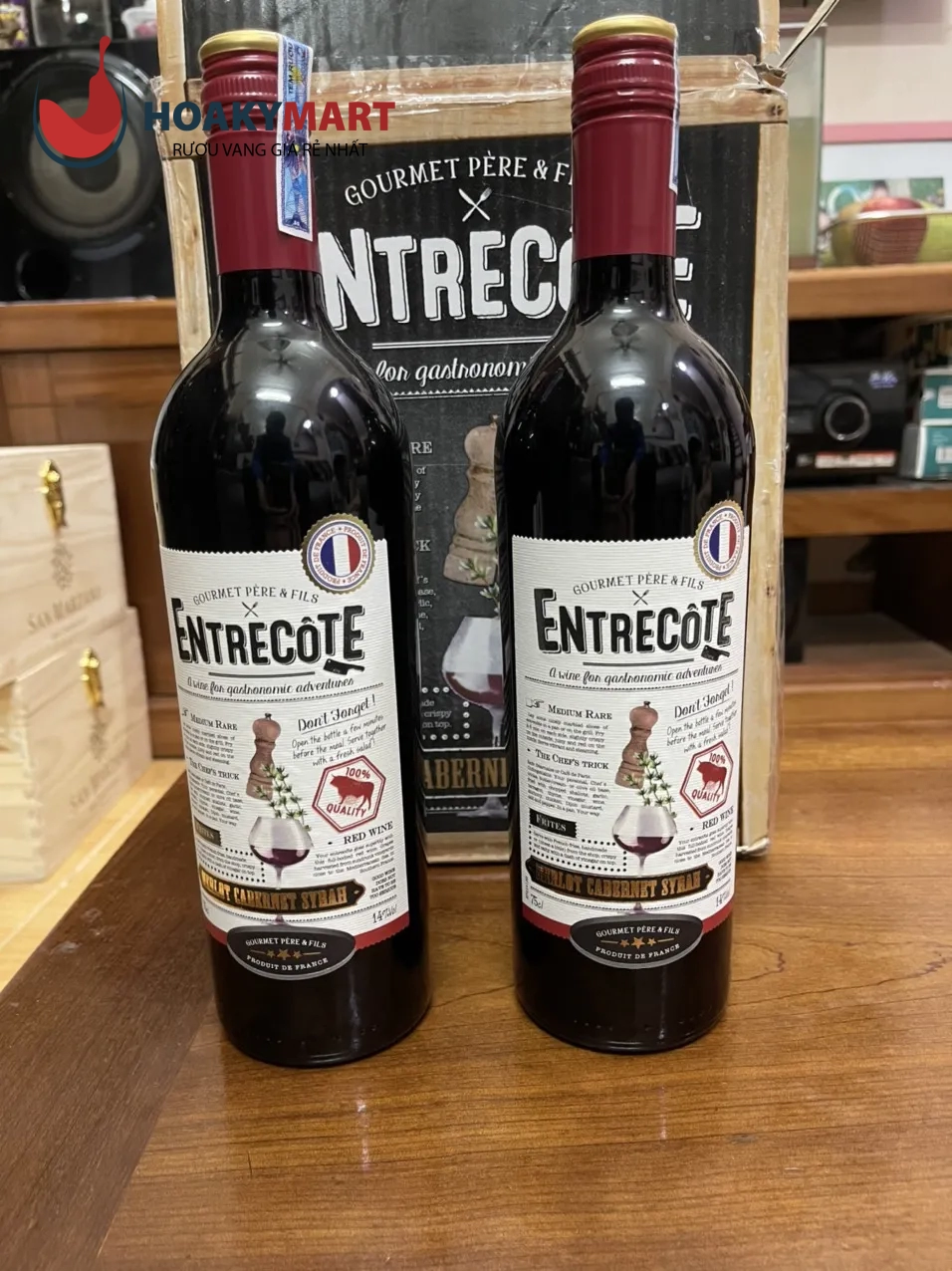 BÁN RƯỢU VANG ENTRECOTE GIÁ RẺ NHẤT