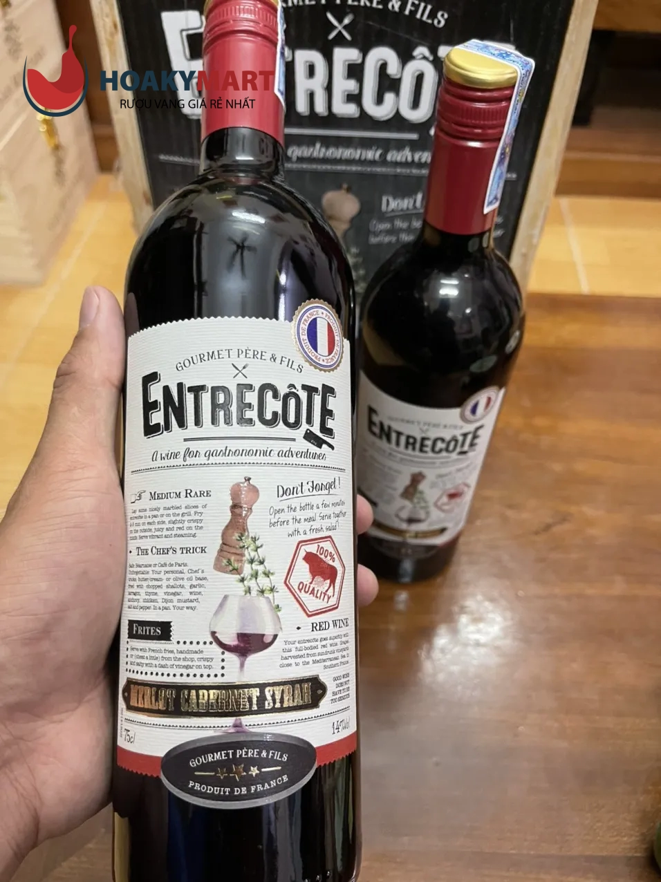 BÁN RƯỢU VANG ENTRECOTE GIÁ RẺ NHẤT
