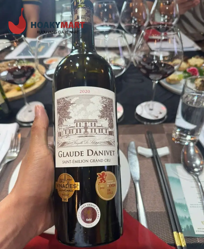 GLAUDE DANIVET SAINT EMILION GRAND CRU GIÁ RẺ NHẤT