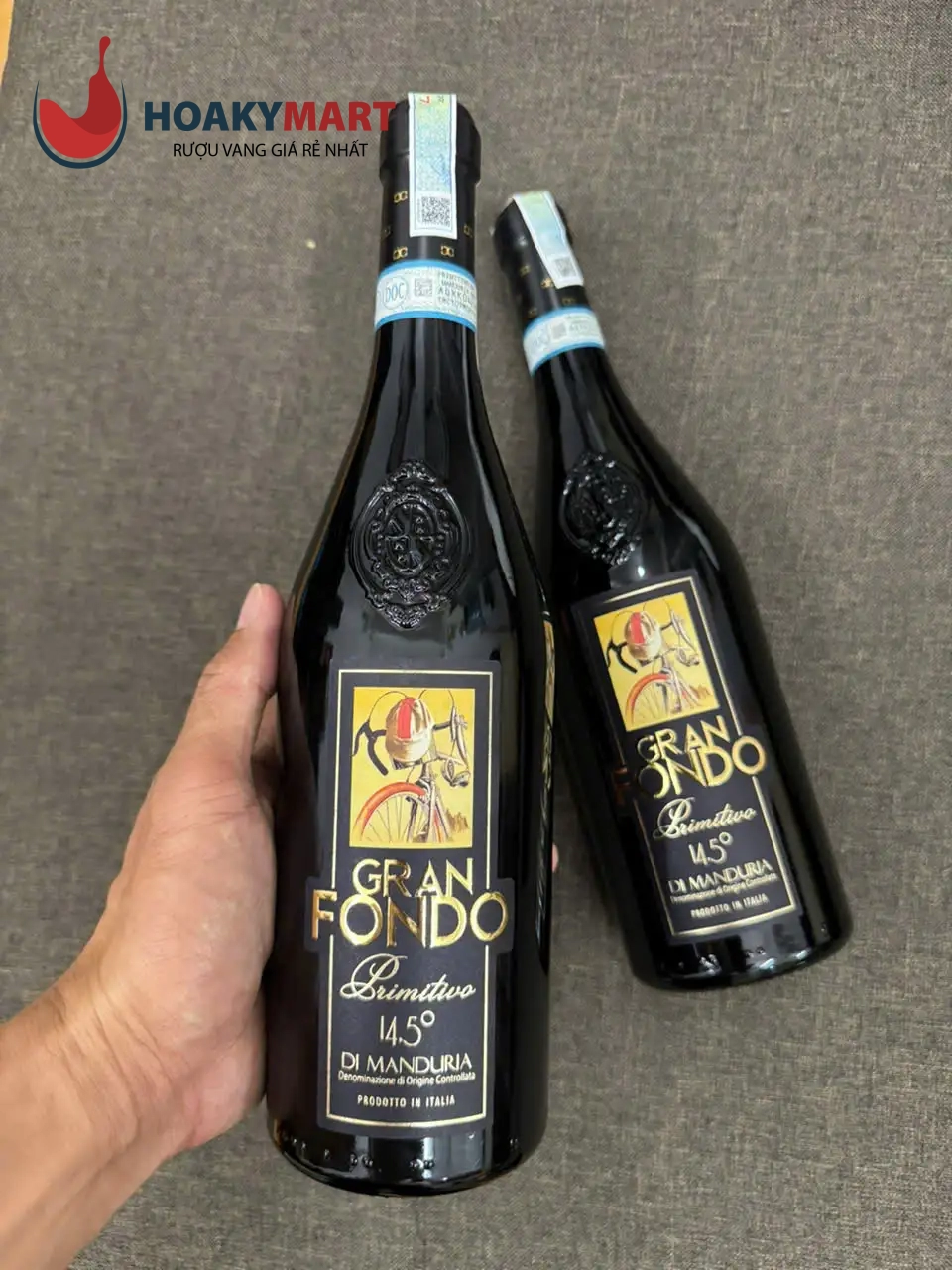 VANG Ý GRAN FONDO PRIMITIVO DI MANDURIA RẺ TỐT