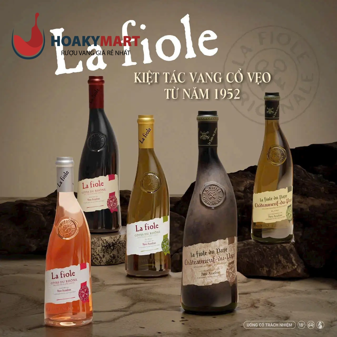 LA FIOLE DU PAPE (VANG VẸO) – GIÁ RẺ NHẤT