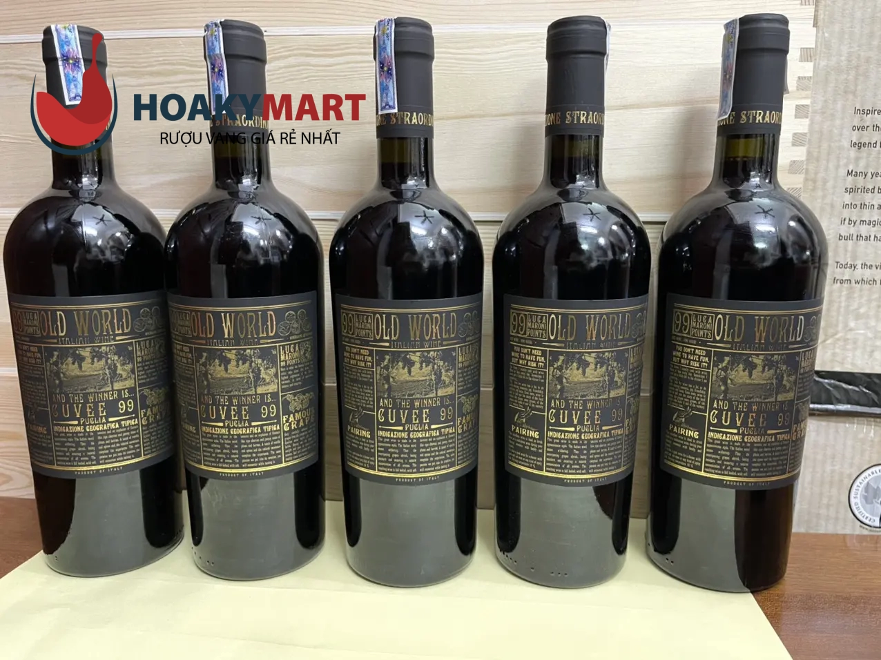 Rượu Vang Ý Old World Cuvee 99 Chính Hãng, Giá Tốt