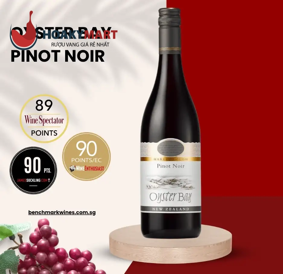 RƯỢU VANG OYSTER BAY PINOT NOIR GIÁ ƯU ĐÃI