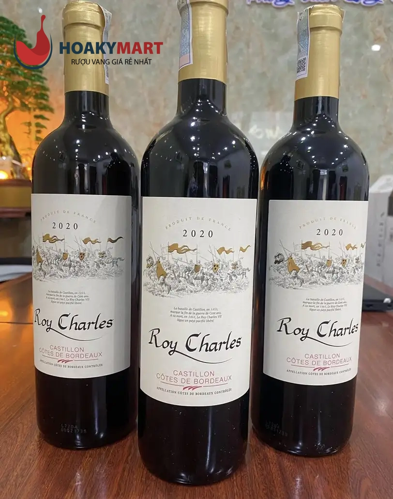 RƯỢU VANG PHÁP ROY CHARLES GIÁ BUÔN TỐT