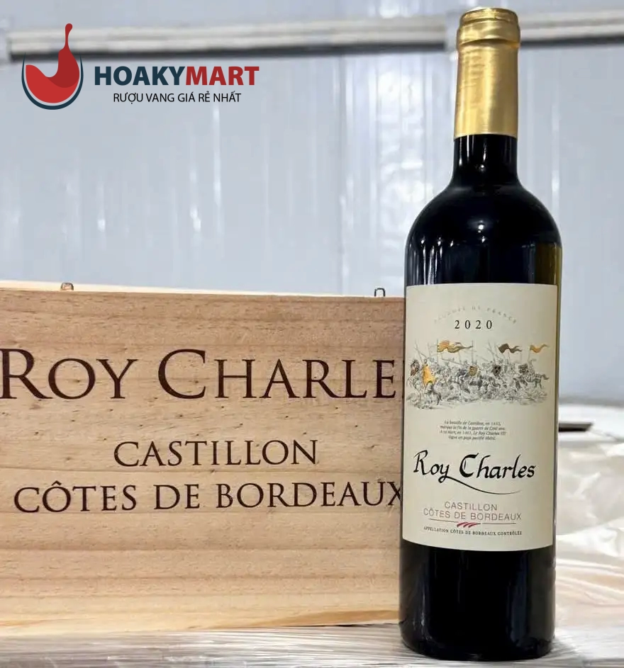 RƯỢU VANG PHÁP ROY CHARLES GIÁ BUÔN TỐT