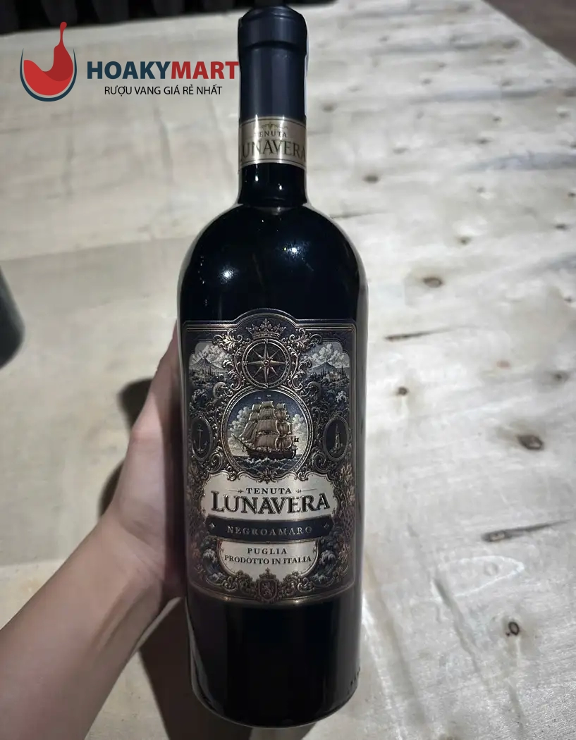 VANG Ý TENUTA LUNAVERA NEGROAMARO 16 ĐỘ RẺ NHẤT